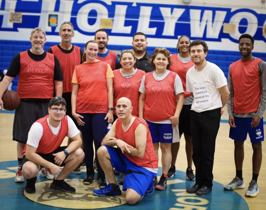 The Staff who Participated in the March Madness game.