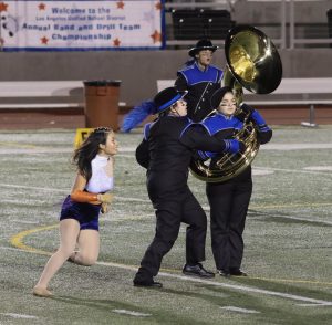 Their NHHS famous performance "Take me out to the ball game" at Pierce College. Photo courtesy of Daniella Padilla.