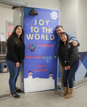 Ms. Valle, Mr. Duarte and Ms. Conde are going to miss all their NHHS Huskies over winter break. Photo courtesy of @nohohusky.