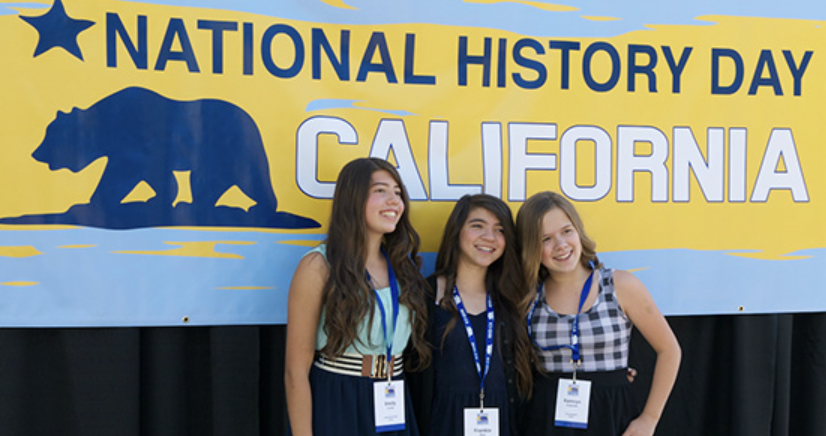 Students+enjoying+the+National+History+Day+Competition+