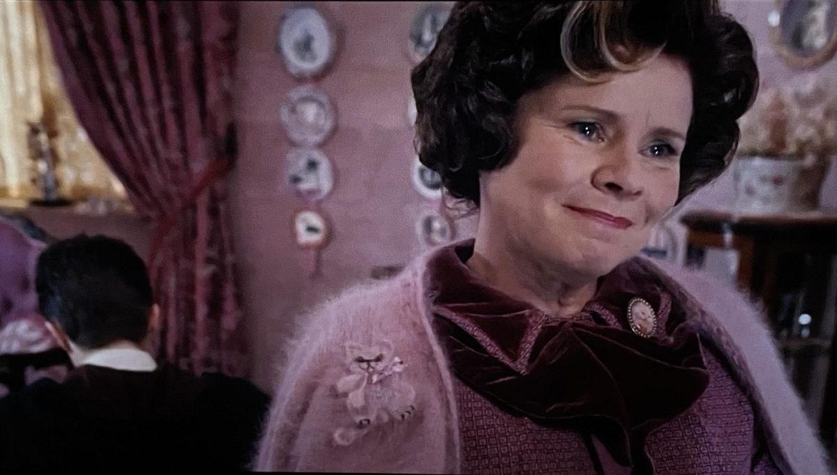 Dolores Umbridge played by Imelda Staunton in Harry Potter and the Order of the Phoenix