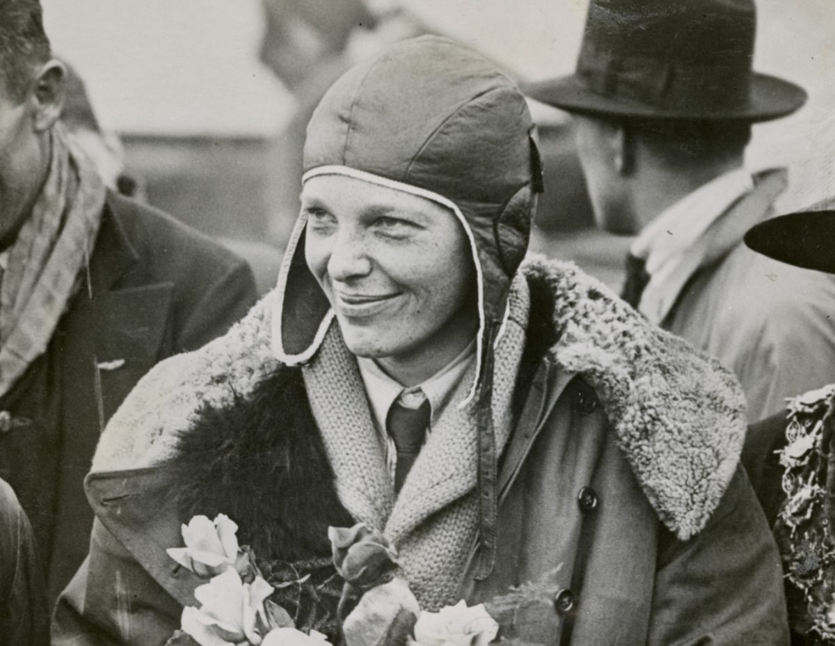 Amelia Earhart in 1928 (National Postal Museum, Smithsonian Institution)