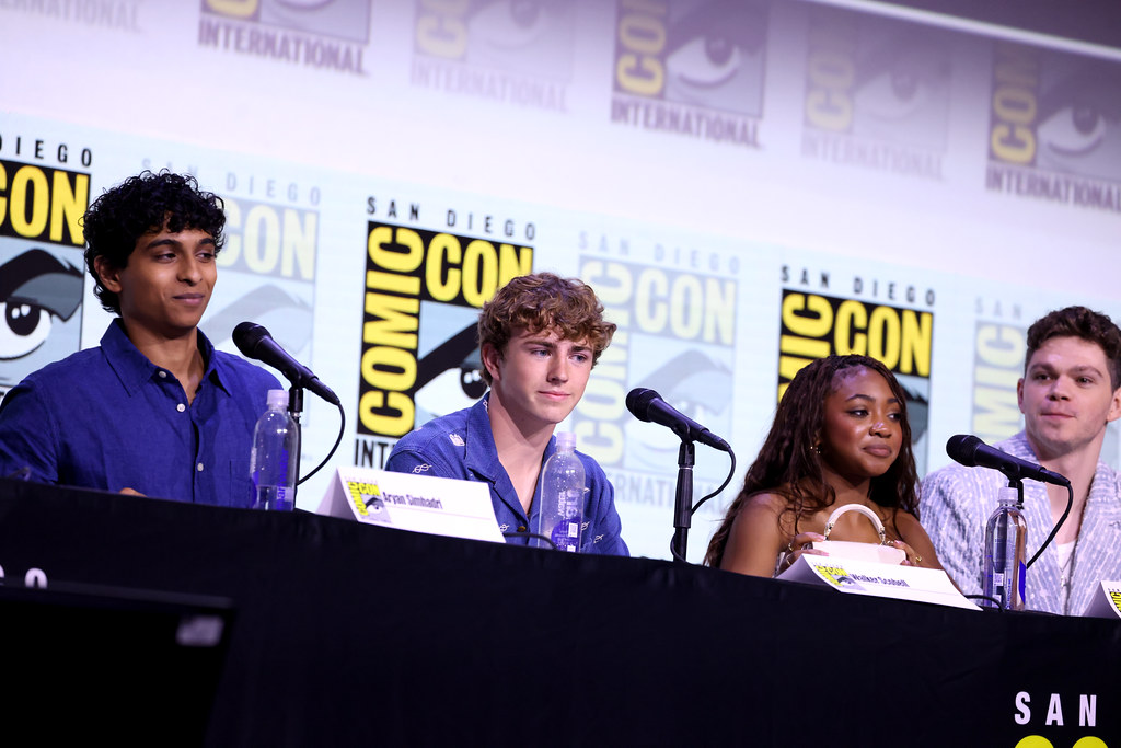 Walker Scobell amongst others during San Diego comic con.